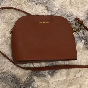 Cognac Brown Steve Madden crossbody